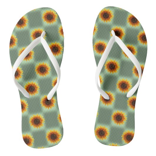 Teenslippers Zonnebloem (Voetbed)