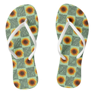 Teenslippers Zonnebloem