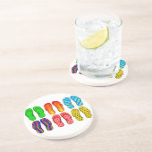 Teenslippes Zandsteen Onderzetter (Zijkant)