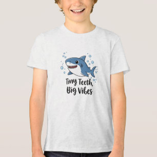 Teeny tanden grote vibes Tri-Blend shirt
