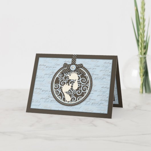 Teeny Toes BLU Kaart (Voorkant)