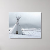 Teepee en toile de neige (Recto)