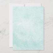 Teepee Floral Bohème | Invitation d'anniversaire (Dos)