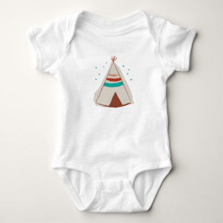 Teepee Native American Baby Pajama ORIGINAL DESIGN Romper