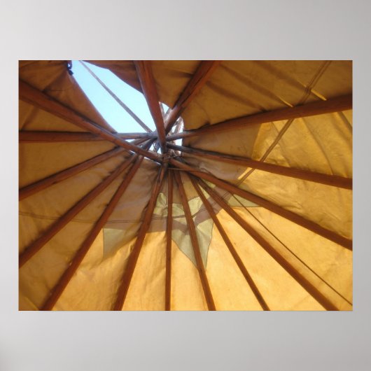 Teepee Poster (Voorkant)
