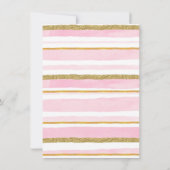 Teepee slaapfeest uitnodiging (Achterkant)