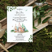 Teepees and Tiny Toes Baby Shower Invitation