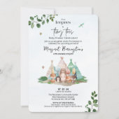Teepees and Tiny Toes Baby Shower Invitation (Devant)