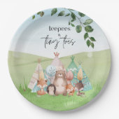 Teepees en Tiny Toes Paper Bord (Voorkant)
