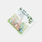 Teepees et minuscules serviettes en papier (Coin)
