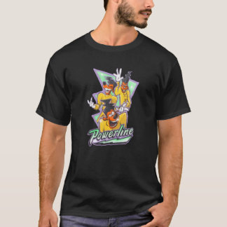 Teeprous Cartoon-A-Goofy-Movie-Powerline-Airbrushe T-shirt