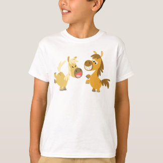 Teerful Cartoon Ponies Enfants T-shirt