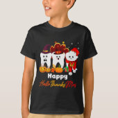 Teeth Hallothanksmas Halloween Thanksgiving Christ T-shirt (Voorkant)