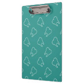 Teeth Pattern Dentist Klembord (Links)