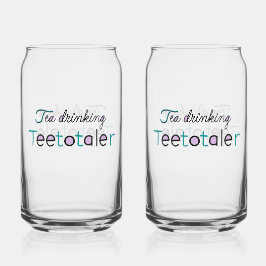 Teetotaler Glass Blikvorm Glas