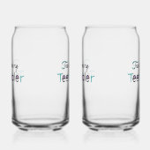 Teetotaler Glass Blikvorm Glas (Rechts)