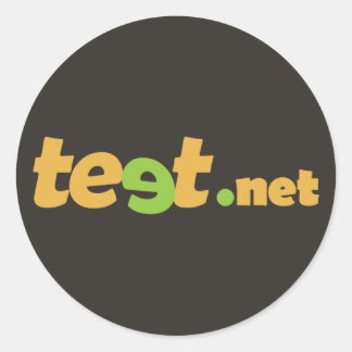 teetsticker ronde sticker