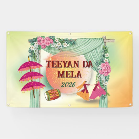 Teeyan da Mela Banner | Customized (Horizontaal)