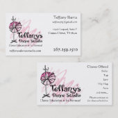 Teffany's Dance Studio Carte de visite - Custom (Devant / Derrière)