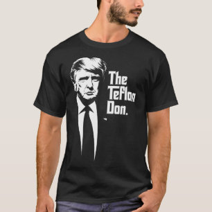 Teflon Don Trump Monochromatische Iconische Kunst T-shirt