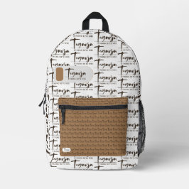 TEGARJA BEDRUKTE RUGZAK