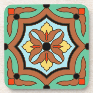  Tegel 1930s Catalina Island Bier Onderzetter