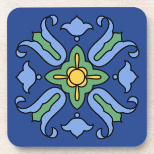  Tegel 1930s Catalina Island Bier Onderzetter