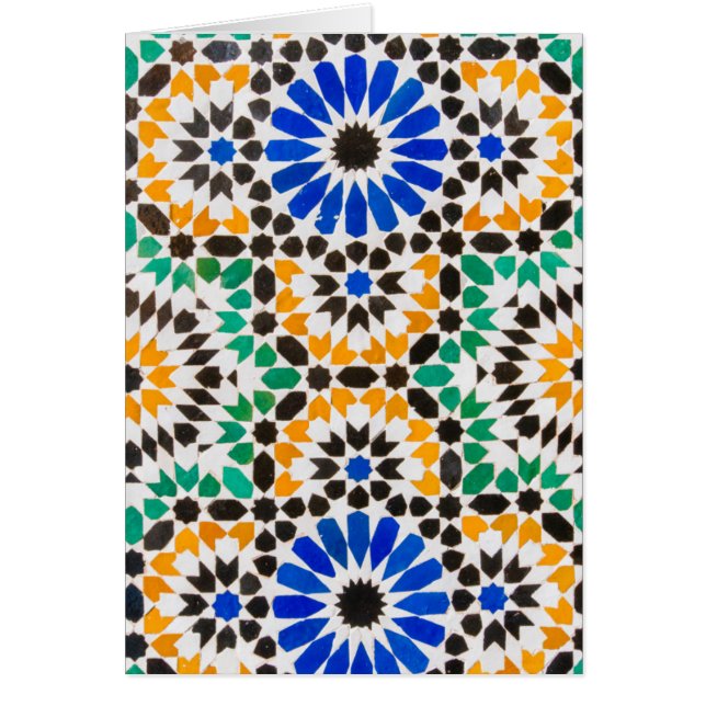 Tegel in het paleis Bahia (Voorkant)