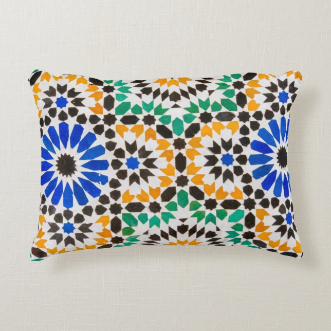 Tegel in het paleis Bahia Decoratief Kussen (Voorkant)