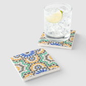 Tegel in het paleis Bahia Stenen Onderzetter (Zijkant)