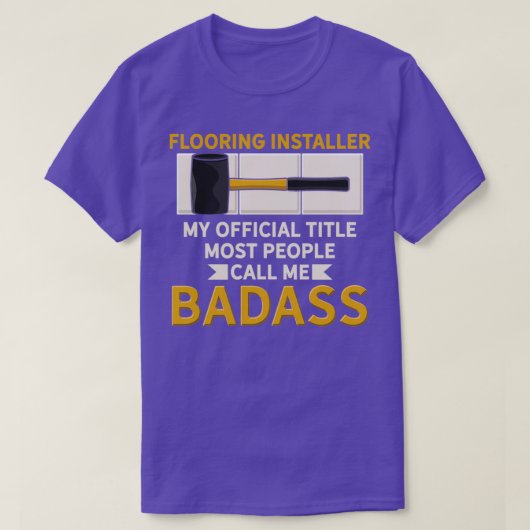 Tegel Installer Flooring Tegel Installer T-shirt (Design voorkant)