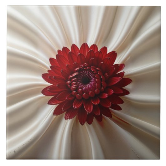 Tegel met Japanase Kleuren Modern Design Tegeltje (Voorkant)