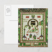 Tegel met Mekka Briefkaart (Voorkant / Achterkant)