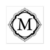 Tegel monogram  zelfinktende stempel (Design)