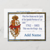 Tegel Mural Dachshund Personalized Briefkaart (Voorkant / Achterkant)