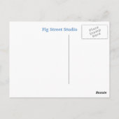 Tegel Mural Dachshund Personalized Briefkaart (Achterkant)