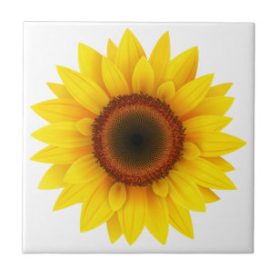 Tegel Trivet-Sunflower Tegeltje