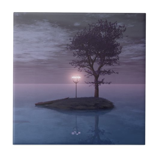 Tegel van de afdammer tegeltje (Voorkant)