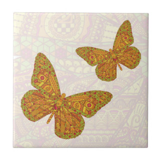 Tegel van de Indiase monarch Tegeltje