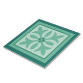 Tegel van het Seafoamkleurenpatroon Tegeltje (Zijkant)