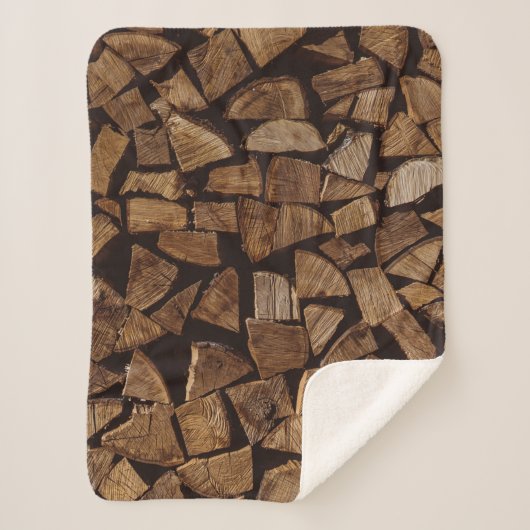 Tegel van vuurhout sherpa deken (Voorkant)