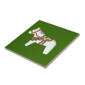 Tegel van witte paarden tegeltje (Zijkant)