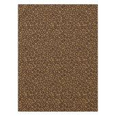 Tegelachtergrond met luipaard tafelkleed (Voorkant)