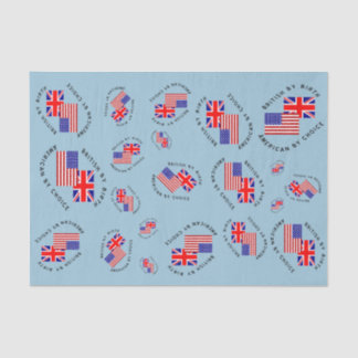 Tegeld Brits van Geboorte Amerikaans door Keuze Tissuepapier