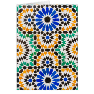 Tegeldecoratie bij Bahia Palace