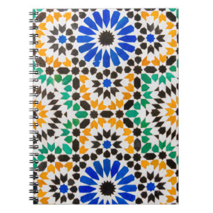 Tegeldecoratie bij Bahia Palace Notitieboek