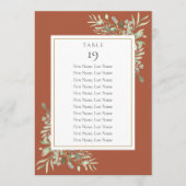 Tegelgroen Stoelenindeling Tafelnummer (Voorkant)