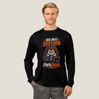 Tegelijk Niet Storen Egel Gamer Shirt Eindbaas