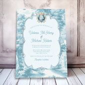 Tegellandschap Crest bruiloft Kaart