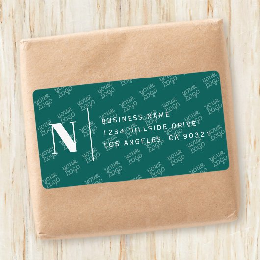 Tegelontwerp Logo Modern retouradres Etiket